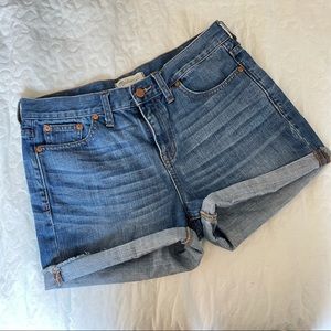Madewell High rise Denim Shorts size 27